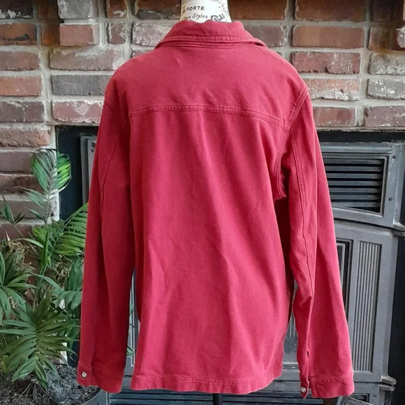 Dream Jeannes Quacker Factory Red Rhinestone Jacket - Picture 5 of 6